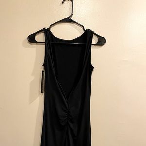 Long black dress